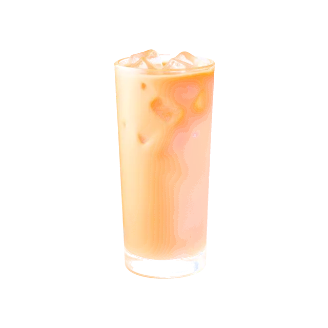 Rum Milk Punch cocktail: creamy amber drink over ice in a highball glass