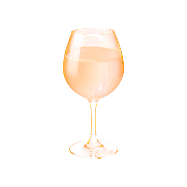 Texas Sling cocktail: creamy light coffee brown drink in a large wine glass